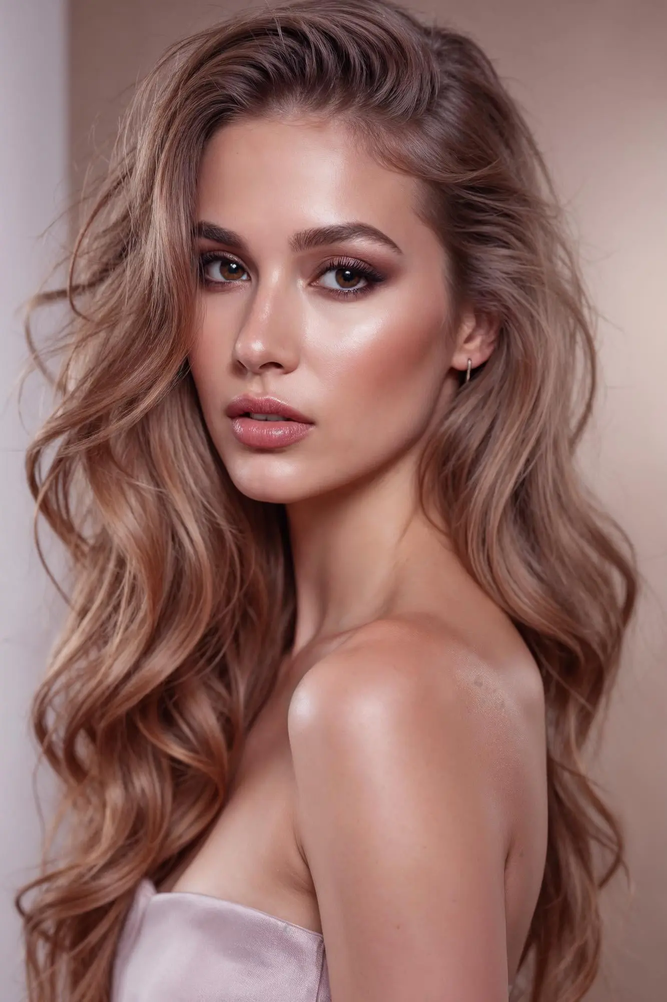 At Refresh MedSpa in Cape Coral, FL, a young woman with glowing skin and wavy light brown hair looks confidently at the camera.